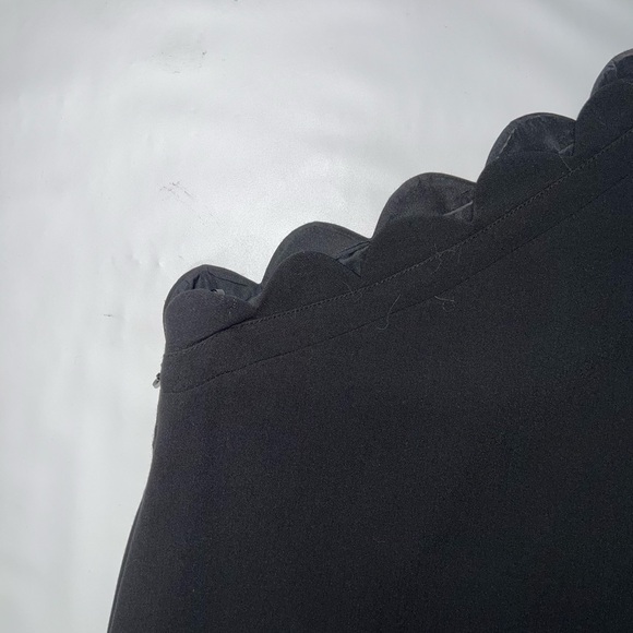 Victoria Beckham Dress Women’s Medium Black Polyester Blend Off The Shoulder Zip - Picture 9 of 13